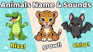 Can You Guess the Animal Sound |  10 Amazing Animal Sounds for Kids - Part 2