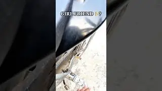 GIRL Friend 👱🏻&zwj;♀️? #viralvideo #rider #bikeride #ktm #ktmduke390#funny #comedy #memes #automobile