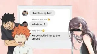 ⌜Haikyuu X Y/n ⌟ Lyric Prank ? ∘ G.D.F.R [Chaotic Squad]
