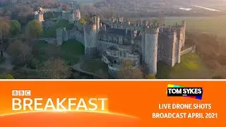 Arundel Castle Tulip Festival - BBC Breakfast