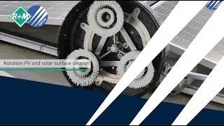 Rotation PV and solar surface cleaner by R+M Suttner