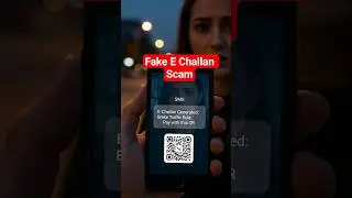 Fake Challen Scam | Trffic Rule Break #onlinesafety #cybercrime #upiscam