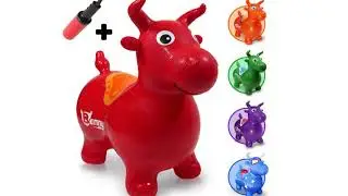 Riding Horse for Kids, Hoppy Horse, Ride-on Hopper Horse, Red