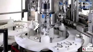 Monoblock for filling and capping dispenser pumps and caps