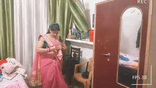 Saree vlog 🌹💞 इतनी ज्यादा ठंड में सुबह-सुबह सब काम एक साथ करने....