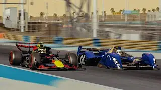 How Many F1 2022 Cars Can I Overtake IN 1 Lap At Bahrain ! 2000Hp Red Bull Prototype