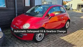 Замена масла в автоматической коробке передач и актуаторе Selespeed Fiat 500