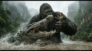 Life 3.4 Million Years Ago: King Kong and Beauty &ndash; Battle with a Giant Crocodile.