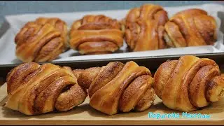 Donkerbruine suiker en kaneel broodje recept | Het ruikt en smaakt verrukkelijk ! || Kaneelbroodje