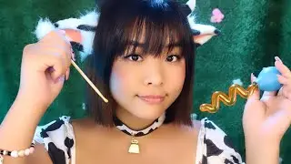 ASMR | Cow Girl Ear Cleaning