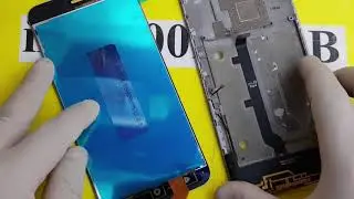 how to replacement vodafone smart phone broken lcd screen idq1009.offical