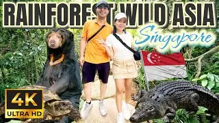 4K Video 🇸🇬 Tour inside Rainforest Wild Asia #turkishandfilipinavlog #mandaiwildlifereserve 