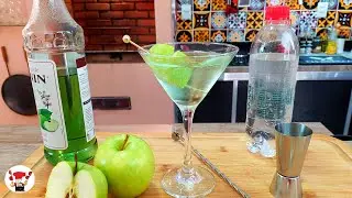 Como Fazer Soda Italiana com Maça Verde Drink Perfeito