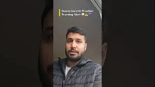 Storm Goretti: Weather warning updates ⛈️⚠️...#weather #snowstorm #stormgoretti #warningalert⚠️