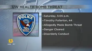 Man accused of sending bomb threat to Rockford hospital