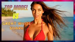 Top Model Takes Down GREAT WHITE SHARK in EPIC Battle