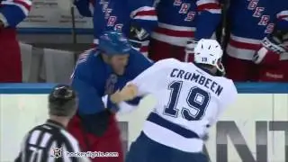 Stu Bickel vs BJ Crombeen Feb 28, 2013