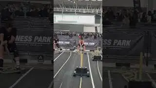HYROX BARCELONA. SLED PULL.