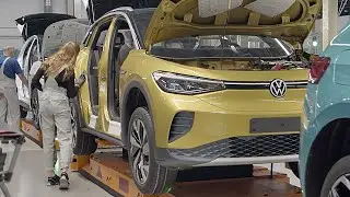 NEW 2022 Volkswagen ID 4 - PRODUCTION Factory in Germany