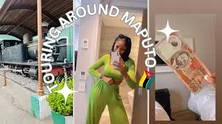 vlog| Touring around Maputo 🇲🇿, tour guide|Train station|Markets|#southafricanyoutuber