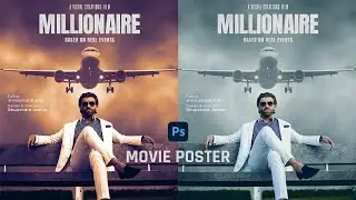 Cinematic Banner Design in Adobe Photoshop CC 2021 |  Movie Banner | Movie Poster