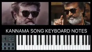 Kannamma Song Keyboard (Tutorial/Cover) | Kaala | Rajinikanth | Pa Ranjith | Santhosh Narayanan |