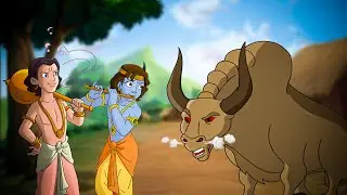 Krishna aur Balram - क्रोधित बैल | Cartoons for kids | Fun videos for kids