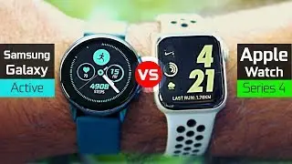 Samsung Galaxy Watch Active vs Apple Watch Series 4 Nike +