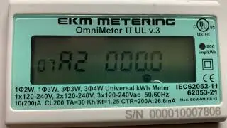 1473 | EKM meter (d) | lights on, heater off, outlets off (powered off at breaker panel)