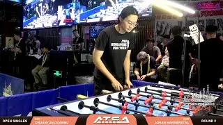 Chuanyun Duanmu VS Johan Hannerstal | OS QualR2  | 2025 Asia Foosball Championship