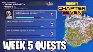 How to easily complete week five quests in Fortnite