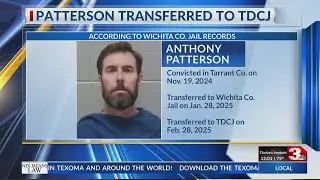 Anthony Patterson transferred to TDCJ prison