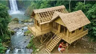 Building a Bamboo House Over a Fast-Flowing River &ndash; Completing the Floor
