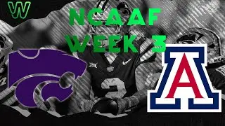 NCAAF Week 3 Picks | Kansas State Wildcats Vs Arizona Wildcats 09/12 | 1st and Goal