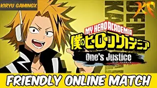 My Hero One's Justice (PS4) Online Match: Shoto (KiryuGamingX) Vs Kaminari (Justin_A97)