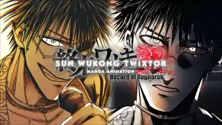 Sun Wukong Manga Animation Twixtor Clips | Record of Ragnarok