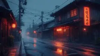 ☔ Tokyo Night Rain Vibes 🎶 | 80s Lofi Chill & Study Music 🌧️