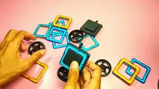 Watch me create a Car with Magnetic Tiles | Toy | Magnetic Tiles