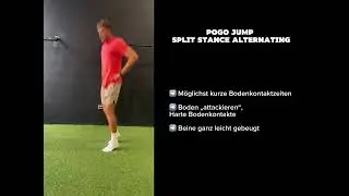 Pogo Jump Split Stance Alternating