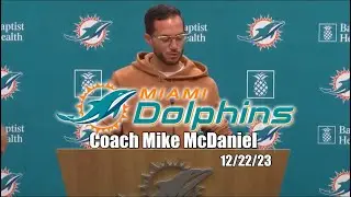Coach Mike McDaniel Condensed Interview FUNNY FRIDAY Vs Cowboys Miami Dolphins Football & IMO