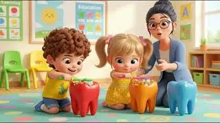 Explained for Kids! Fun Dentist Song with Miss Grace, Ethan & Lily l Cartoons Circle Funny