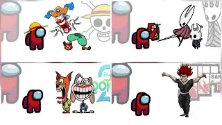 📹 Mini Crewmate Kills KJ Characters - Part 2 | Among Us ➥