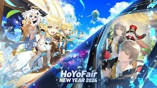Специальный стрим фан-арта Genshin Impact и Honkai: Star Rail «HoYoFair 2024: Новый год»