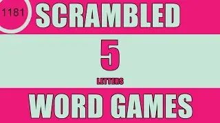 Scrambled Word Games-  | Can you guess all scrambled words? Jumbled Words| Guess the Word Games