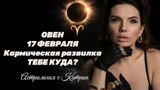 ♈ОВЕН С 17.02 ПО 03.03🌒 КОРИДОР ЗАТМЕНИЙ 💥КАРМИЧЕСКАЯ РАЗВИЛКА ♻ВЫБИРАЙ🪐 АСТРОЛОГИЯ С КАТРИН💖