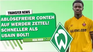 ABL&Ouml;SEFREIER CHRISTIAN CONTEH auf dem WERDER ZETTEL! / schneller als Usain BOLT!