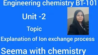 Explanation of Ion exchange process 