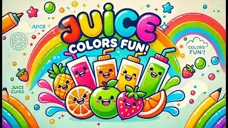 Qui Ng&ocirc; TV | Juice Colors Fun! | Fun Kids Song About Fruit Juice and Colors | Children's Music