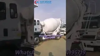 Sinotruk HOWO 6 wheels 5M3 Cement Concrete Mixer Truck.