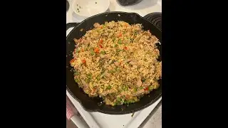 Super Easy Pork Fried Rice Recipe (10 mins or less)